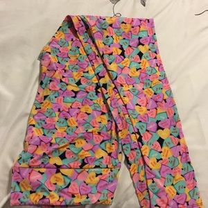 Lularoe TC valentine leggings
